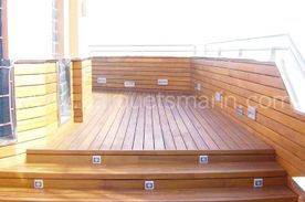 Parquets Marín tarima patio