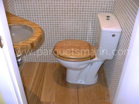 Parquets Marín tarima baño